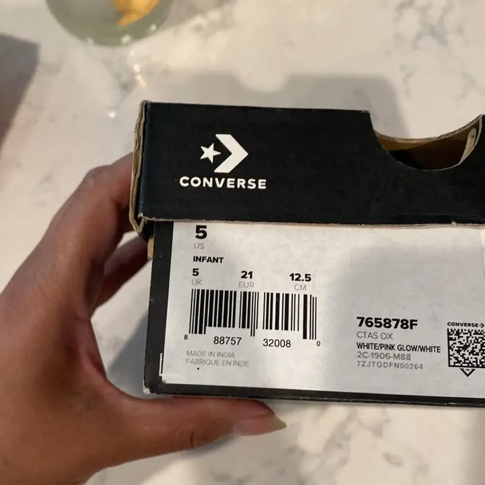 Converse Archive Flame Chuck Unisex Infant Shoe flames size 6